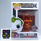 Funko Pop! DC Heroes Batman Arkham Asylum The Joker Orange Chrome #53