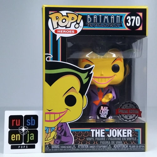 Funko Pop! DC Heroes Batman Blacklight The Joker Special Edition #370