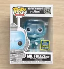 Funko Pop DC Heroes Batman & Robin Mr Freeze Glitter SDCC #342 + Free Protector