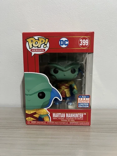 Funko Pop! DC Imperial Palace Martian Manhunter Metallic #399