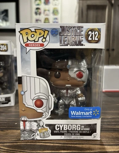 Funko Pop! DC Justice League Cyborg And Motherbox Walmart Exclusive #212