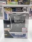 Funko Pop! - DC Super Heroes Batman 144 Black Chrome 2017 Fall Convention W/Case