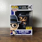 Funko Pop! DC Super Heroes Figure Clark Kent #145 Hot Topic Exclusive Superman