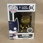 Funko Pop DC Super Heroes Gold Batgirl #03 Gamestop Exclusive Black Symbol