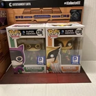 Funko POP! DC Super Heroes Hawkgirl & Catwoman League Of Collectors 136 & 138