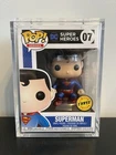 Funko Pop! DC Super Heroes - Superman #07 *Metallic* *Chase* w/ Armor!