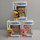 Funko POP DC Super Heroes x 3 Gingerbread Figures 447 446 445 Boxed -CP