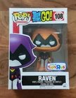 Funko Pop DC Teen Titans Go! RAVEN ORANGE Toys R Us #108 TRU Brand New MIB