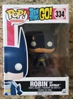 Funko Pop DC Teen Titans Go ROBIN AS BATMAN #334 Mint