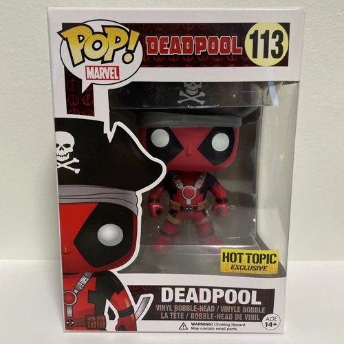 Funko Pop Deadpool #113 Deadpool Pirate (Hot Topic Exclusive) *vaulted*