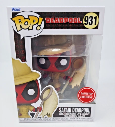 Funko Pop: Deadpool - Safari Deadpool #931 Bucket List Gamestop Exclusive