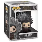 Funko - POP Deluxe: Game Of Thrones S10 - Jon Snow Sitting on Iron Throne #72