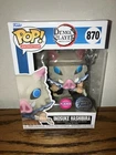 Funko Pop Demon Slayer Funko Sticker Inosuke Hashibira Flocked #870 w/ PROTECTOR
