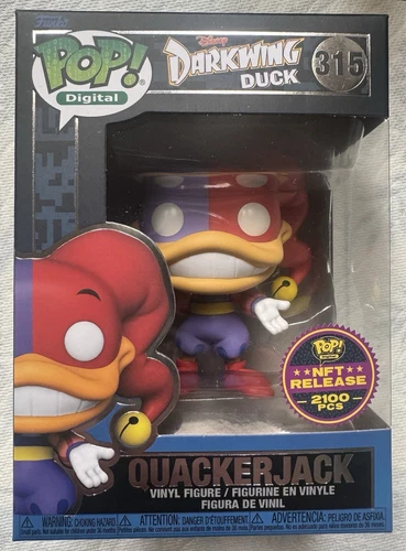 Funko Pop! Digital #315 Darkwing Duck Quackerjack Legendary LE 2100 W/protector