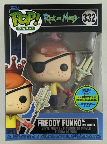 Funko POP! Digital #332 Freddy Funko as Evil Morty - Rick and Morty Royalty
