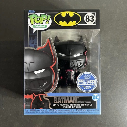 Funko Pop! Digital 83 DC Comics Batman Justice Armor LE 4250 w/ Protector
