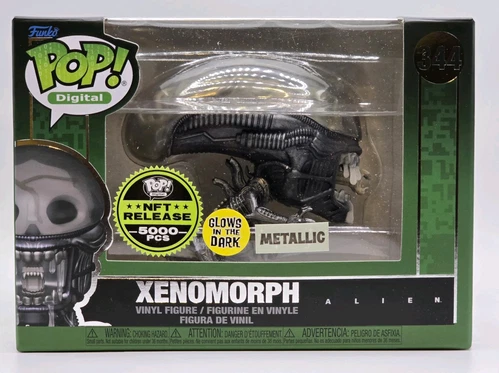 Funko POP! Digital Exclusive Alien Xenomorph #344 LE Metalic Glow W/ Soft Prot