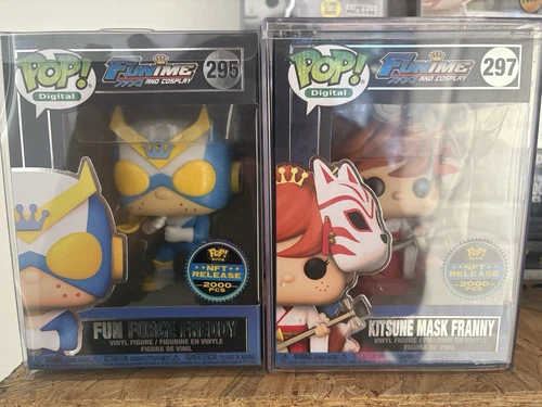 Funko Pop Digital Funime Cosplay Kitsune Mask Franny #297 LE 2000 W/ protector