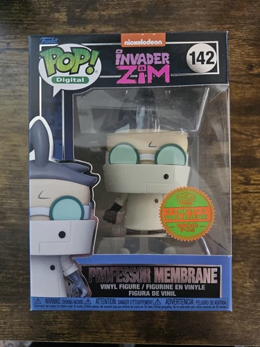 Funko POP Digital Nickelodeon Professor Membrane #142 LE 1800