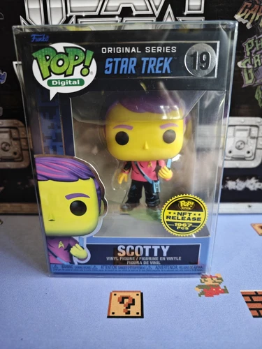 Funko Pop Digital Star Trek Scotty Legendary BlackLight - 1967 Piece Limited