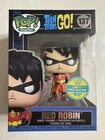 Funko Pop! Digital Teen Titans Go - Red Robin #137 LE 1800 + Protector!