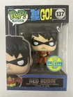 Funko POP! Digital Teen Titans Go Red Robin #137 Legendary LE 1800 *In Hand*