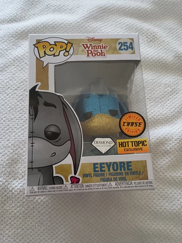 Funko Pop Disney #254 Eeyore Winnie-the-Pooh CHASE Diamond Hot Topic Exclusive