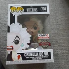 Funko Pop Disney #736 Cruella De Vil Diamond Glitter EMP Pre-Release