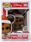 Funko Pop! Disney 995 Gingerbread Minnie Mouse Funko-Shop Vinyl Figure New