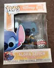 Funko POP! Disney: Aloha Stitch #203 - Hot Topic Exclusive Lilo & Stitch -DAMAGE