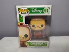 Funko Pop Disney Beauty and the Beast Cogsworth #91 Vaulted w/Pop Protector
