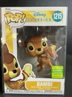 Funko Pop Disney Classics Bambi #1215 SDCC 2022 Shared Exclusive With Protector