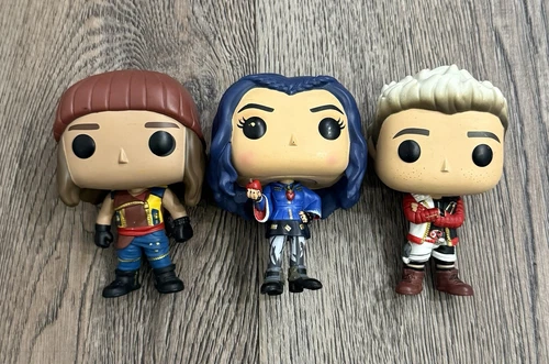 Funko Pop! Disney - Descendants: Evie #194, Carlos #195 & Jay #196 OOB (NO BOX)