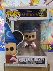 Funko Pop Disney Fantasia Sorcerer Mickey Mouse #990 Vinyl Figure NEW 80th anniv