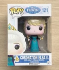 Funko Pop Disney Frozen Coronation Elsa With Orb & Sceptor #121 + Free Protector