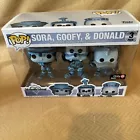 Funko Pop! Disney Kingdom Hearts Sora Donald Duck Goofy Tron Glow Chase GameStop