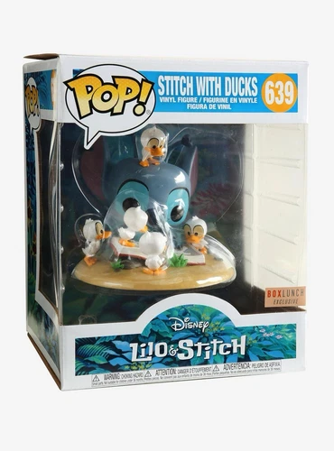 Funko Pop! Disney Lilo & Stitch Reading with Ducks Vinyl Figure BoxLunch 639