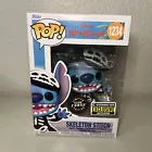 Funko Pop! Disney Lilo & Stitch SKELETON STITCH #1234 Glow Chase EE Exclusive