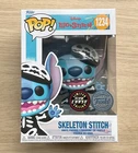Funko Pop Disney Lilo & Stitch - Skeleton Stitch GITD CHASE #1234 + Protector