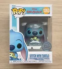 Funko Pop Disney Lilo & Stitch - Stitch With Turtle #1353 + Free Protector