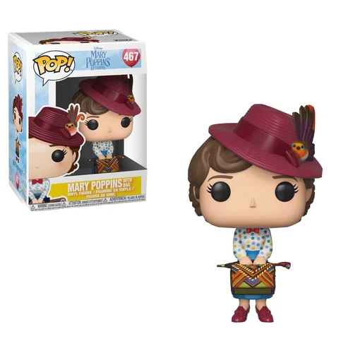 Funko - POP Disney: Mary Poppins with Bag #467