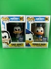 Funko Pop! Disney Mickey & Friends #977 Chef Goofy & #984 Donald Duck Hollywood
