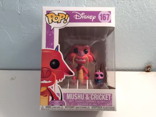 Funko Pop! Disney: Mulan - Mushu and Cricket #167 Vinyl Figure NIB