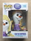 Funko Pop Disney Olaf Presents Olaf As Rapunzel + Free Protector