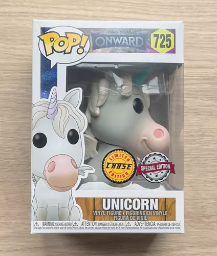 Funko Pop Disney Onward Unicorn CHASE #725 + Free Protector