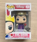Funko Pop Disney Snow White Evil Queen Diamond Glitter #42 + Free Protector