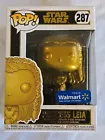 Funko Pop! Disney Star Wars Gold Princess Leia 287 Walmart Exclusive