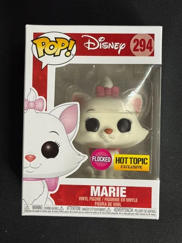 Funko Pop! Disney The Aristocats Marie Flocked Hot Topic Exclusive w/ Protector