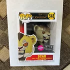 Funko Pop! Disney The Lion King Scar #548 Flocked Fye Exclusive NEW