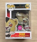 Funko Pop Disney The Lion King Scar Flocked #548 + Free Protector